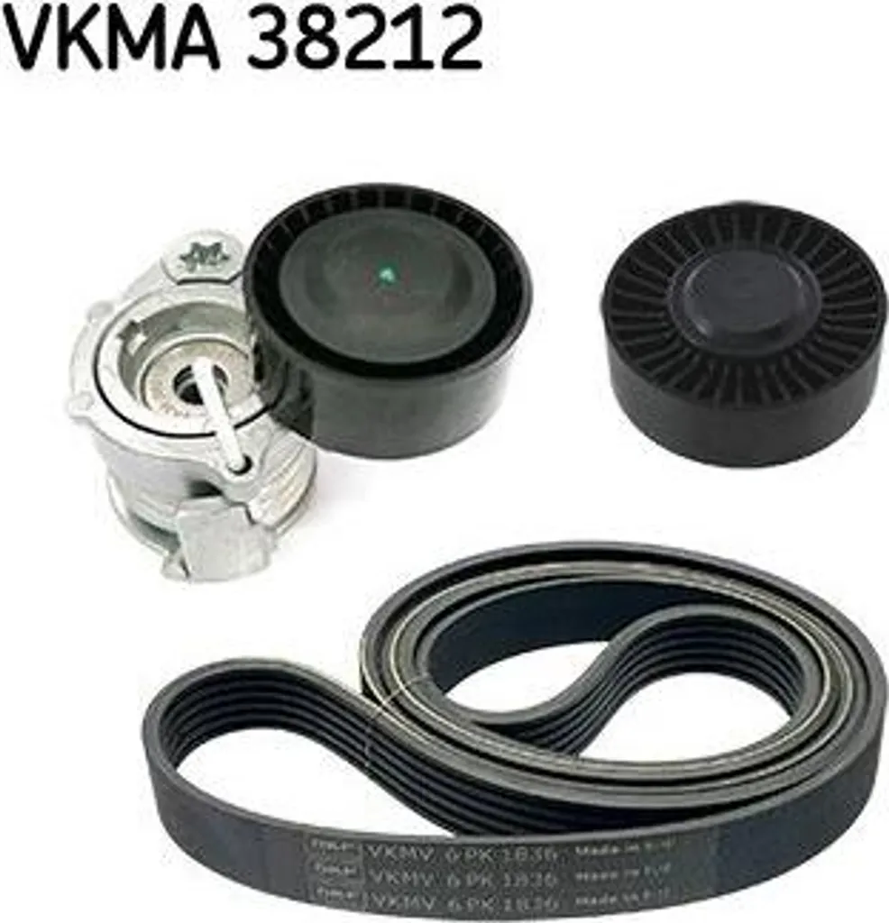 Jeu de courroies SKF VKMA 38212 pour l'entretien de votre BMW E81 E87 E90