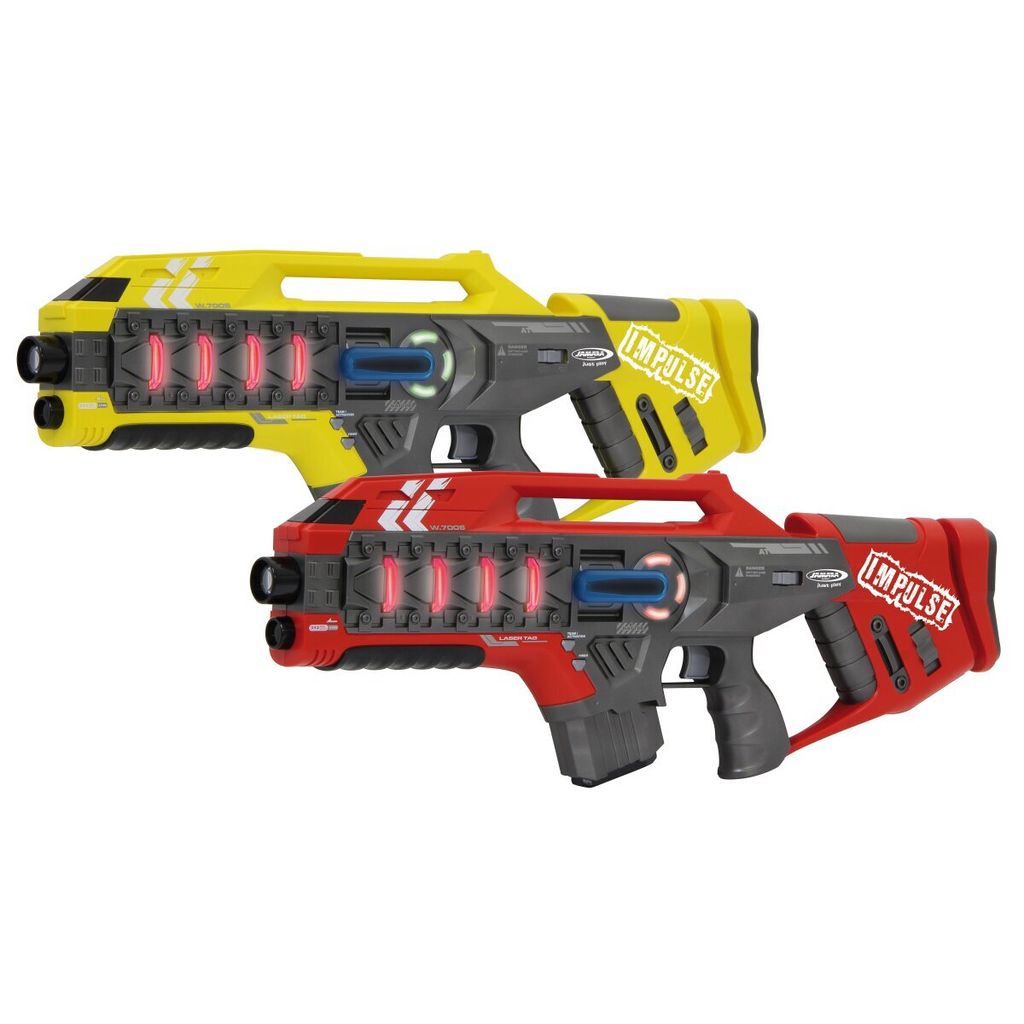 Impulse Laser Gun Rifle Set gelb/rot Produktbild 