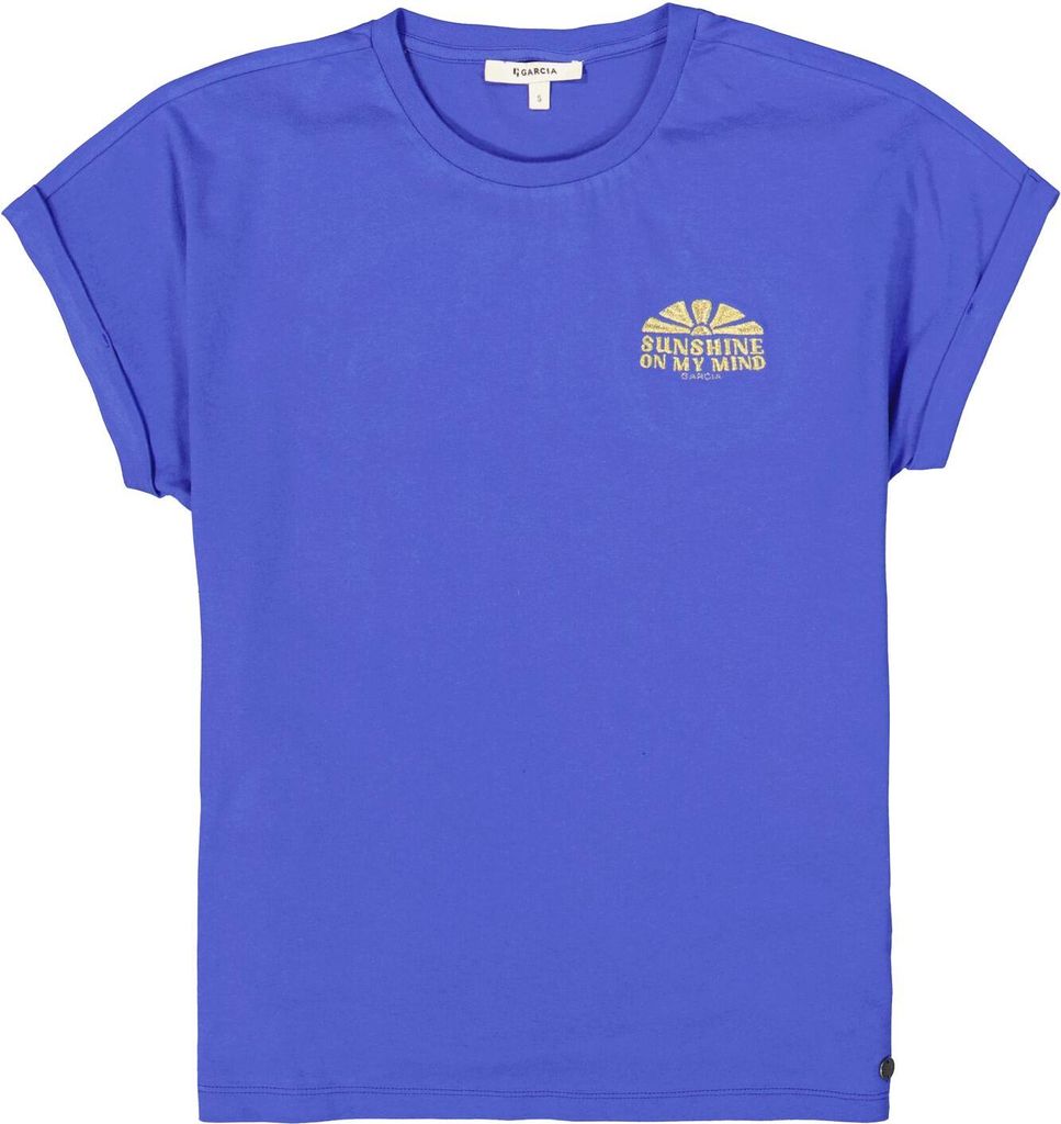 Garcia ladies T-shirt ss blau 38