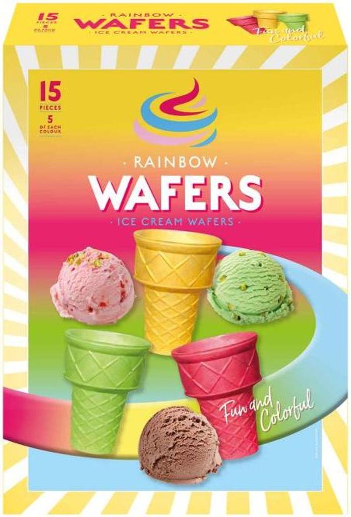Nordthy Rainbow Wafers 15er Produktbild 