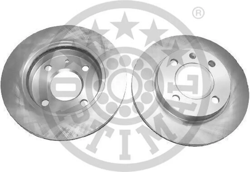 Anti-vibration : Disques de frein OPTIMAL pour FORD Fiesta Mk4 JAS JBS