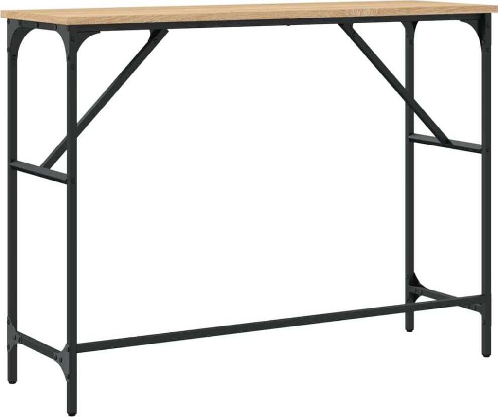 Konsolentisch Sonoma-Eiche 100x32x75 cm Holzwerkstoff