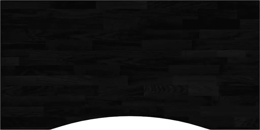 Piano d'Appoggio di Lusso 100x50x2,5 Rovere Massiccio Marrone Scuro