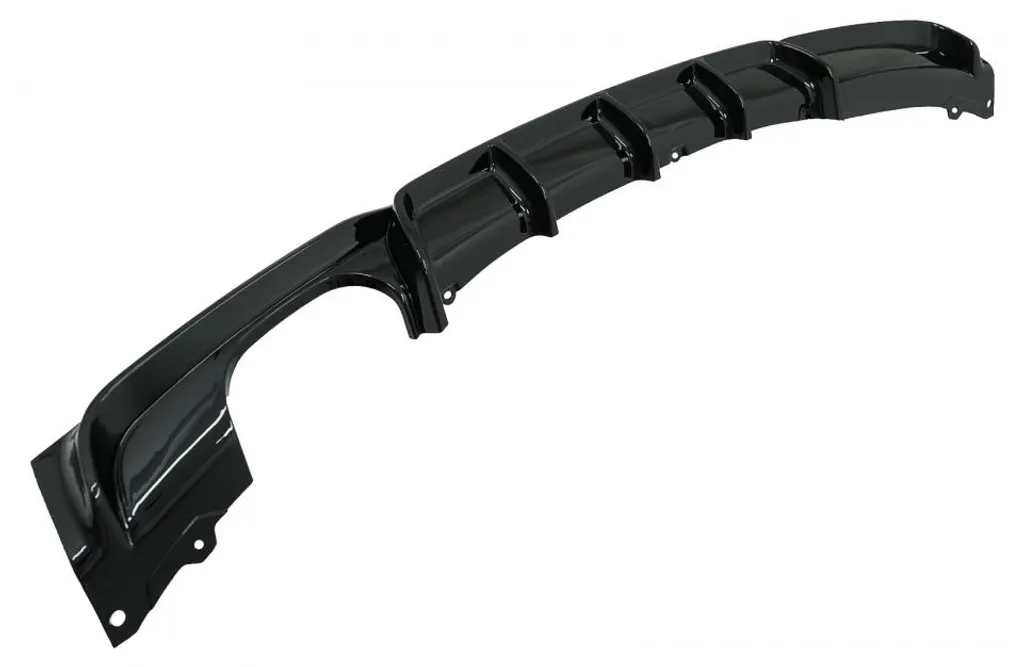 Diffuseur ABS noir pour BMW F30 F31 look M Performance sortie à gauche