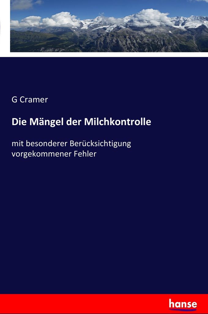 Die Mängel der Milchkontrolle