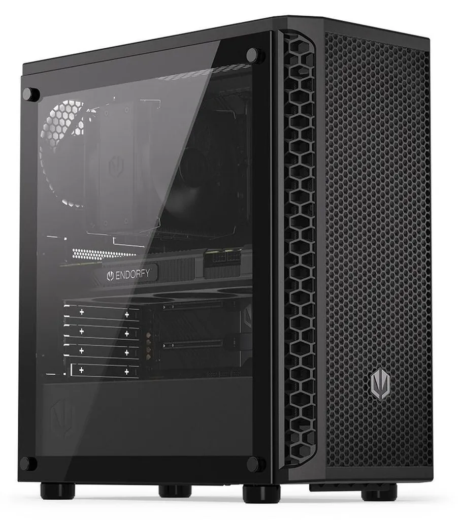 Signum 300 Air Noir : Boîtier Gaming en Verre Trempé et Mesh Haute Performance
