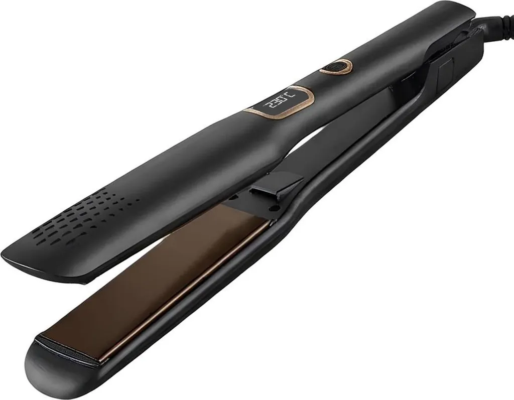Avizar Piastra 2 in 1 Ceramica 40W Nero: Capelli Lisci o Ricci Perfetti