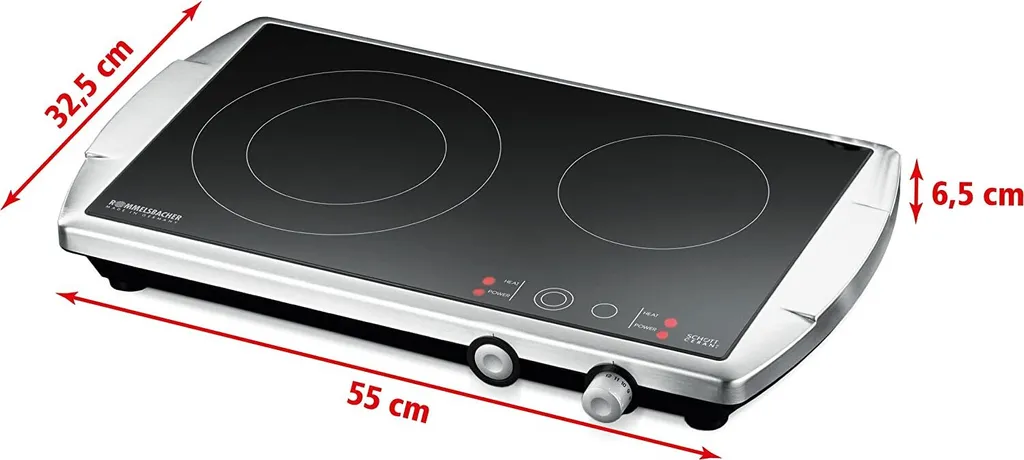 Rommelsbacher CT3400/E Table de cuisson vitrocéramique domino 3400W
