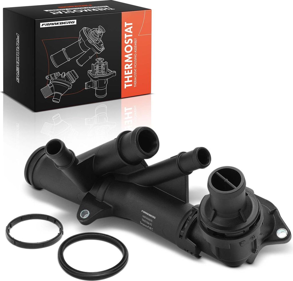 Frankberg 1x Thermostat Kühlmittel für VW Beetle Caddy Audi A1 A3 Q2 TT Seat Leon SC Skoda