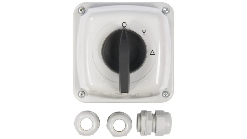 Interrupteur à came 40A étanche IP44 avec boîtier robuste 924013