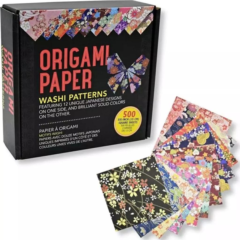 Papier origami fleurs 500pcs Image du produit 