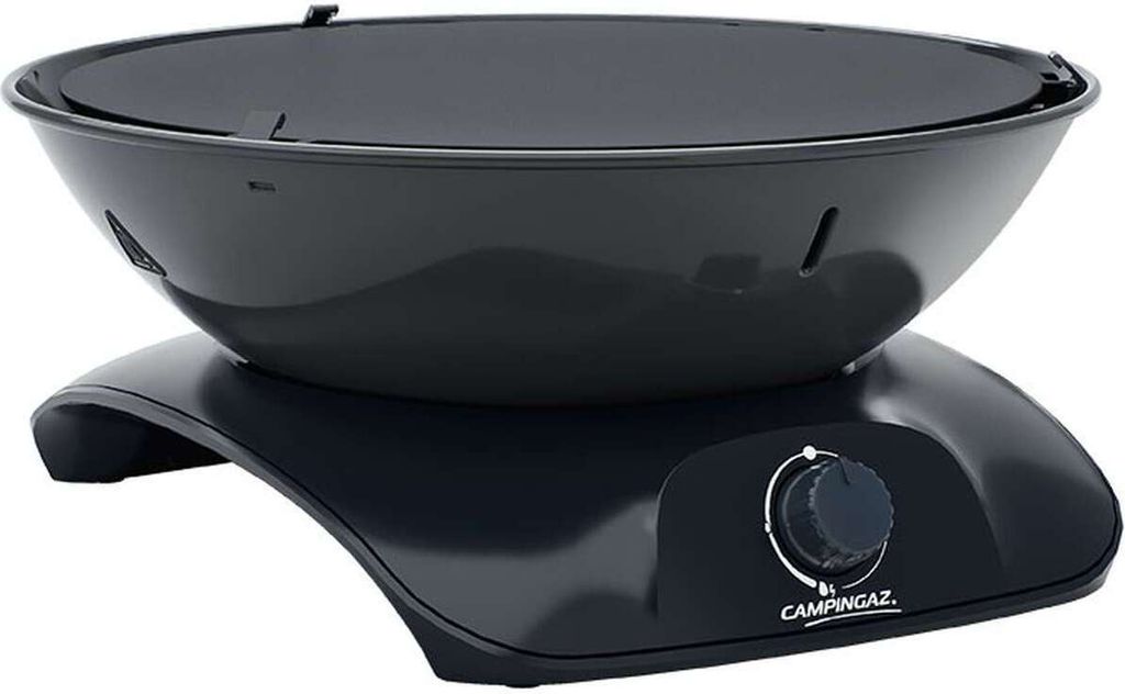 A black Campingaz 360 Grill CV Anthrazit is shown on a white background.