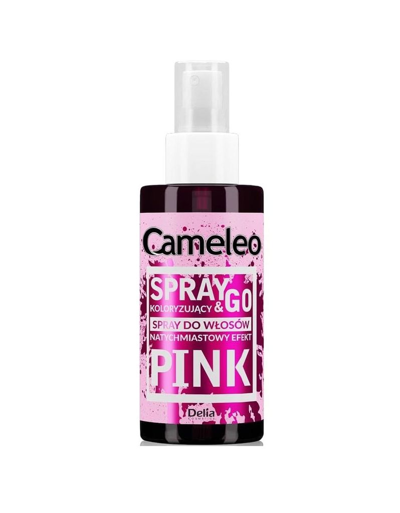 Cameleo Spray & Go Hair Color Spray Pink for Blonde, Platinum Blonde & Gray Hair 150ml
