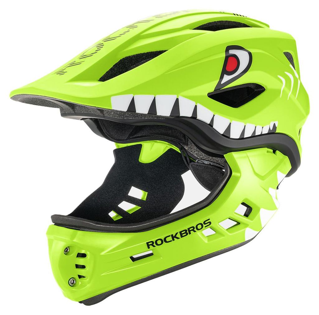 Casco per bambini Rockbros TT-32004 Shark 54-58 verde Immagine del prodotto 