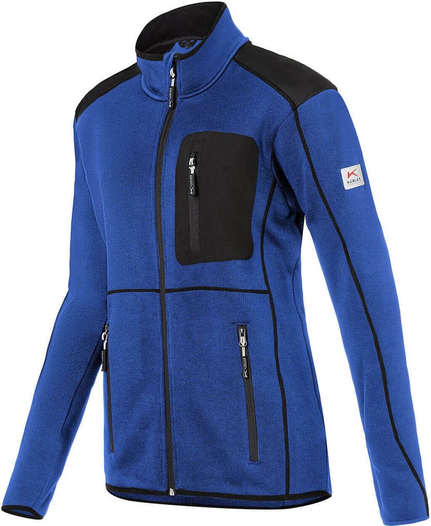 Kübler Strickjacke Damen kbl.blau/schwarz Gr. S