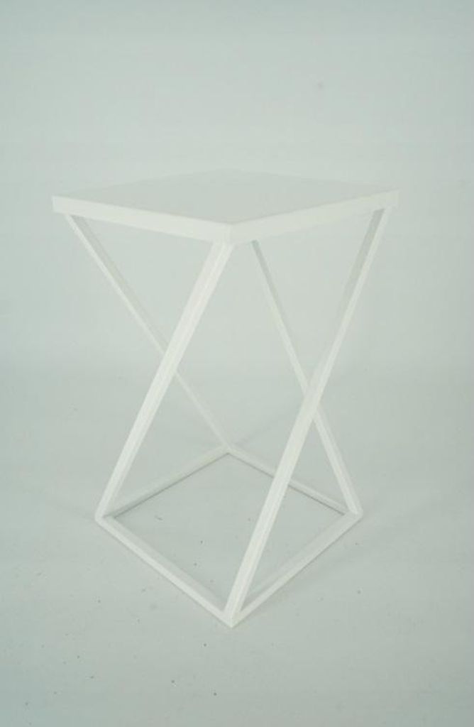 Moderner Loft-Blumenständer WHITE DRILL 12 277/K-12-1P-40B