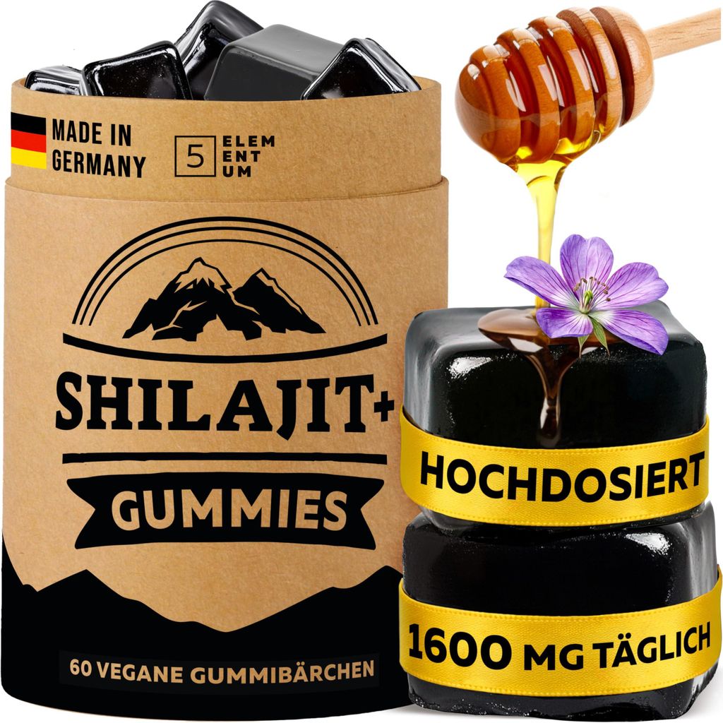 Želé cukríky Shilajit z Himalájí – prírodné, vegánske Obrázok produktu 