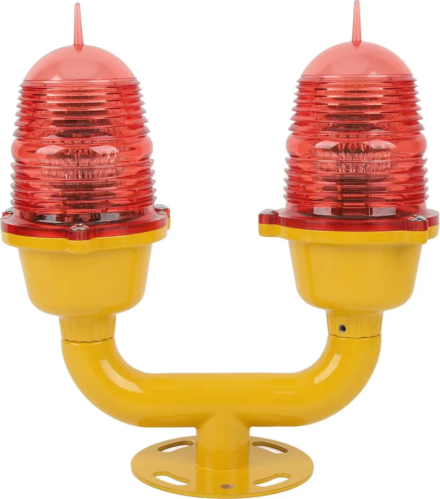 Feu marin stroboscope LED rouge AC110V à double tête synchronisée