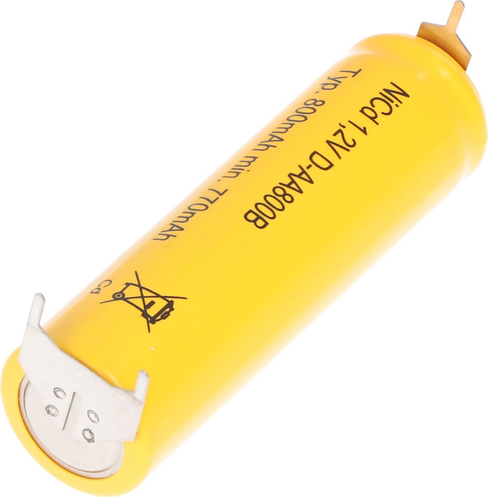 6x accu SC 2000mAh 2.0Ah Ni-Cd 1,2V met soldeerlamellen voor accu's