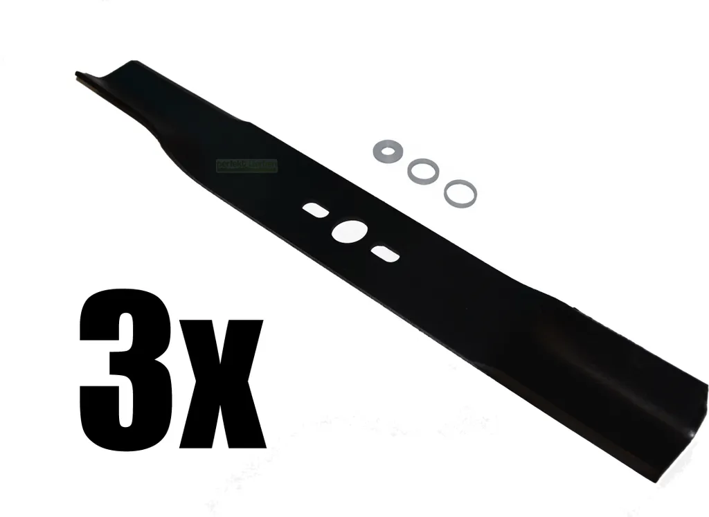 Lame Ricambio 40 cm Universali per Tosaerba - Offerta 3 Pezzi