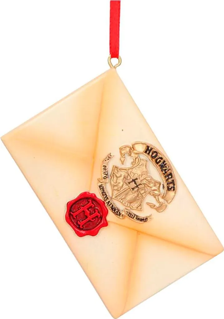 Decorazione Natale Lettera Hogwarts 10cm - Edizione da Collezione