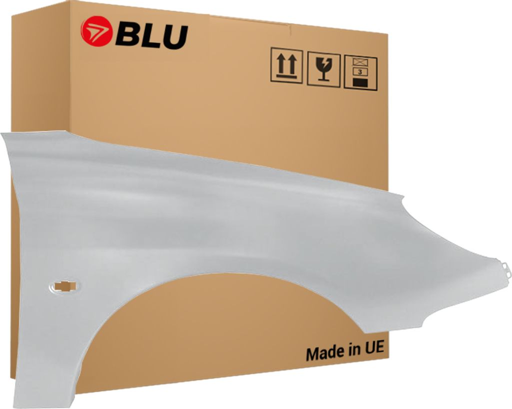 BLU Aile Compatible avec Peugeot 206 EZR Droite Grau Gris Image du produit 