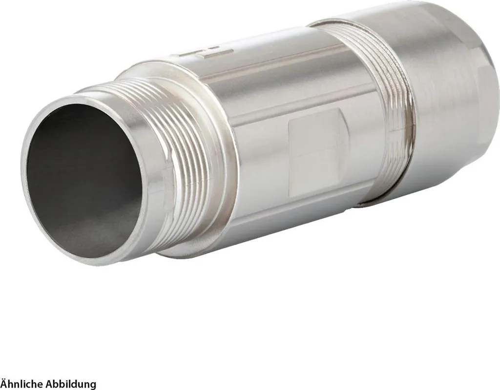 Connecteur de couplage droit M23 pour câble de 11 à 17 mm, 200V Inox
