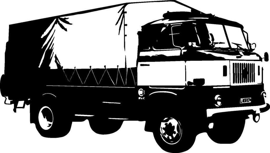 LKW-W50, DDR-LKW, W 50, Transporter DDR, Autoaufkleber