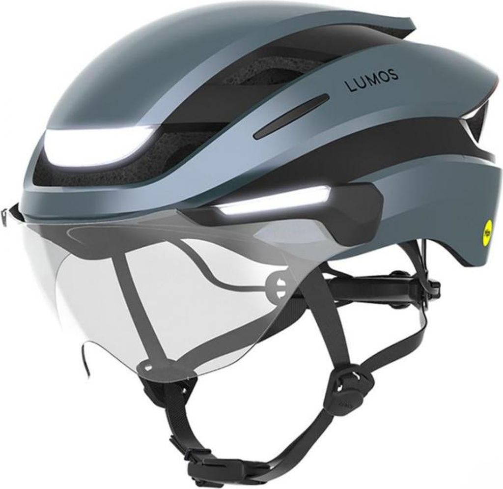 Casque Lumos Ultra E-Bike MIPS Space Blue M/L, LED COB Image du produit 