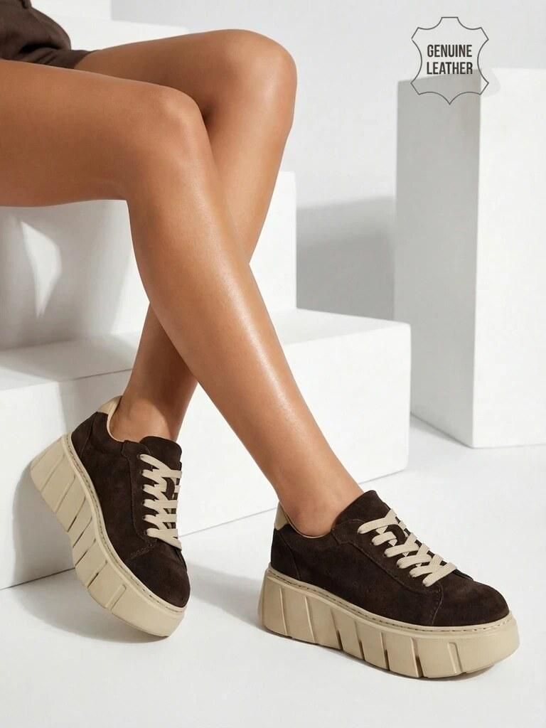 Sneakersy damskie ze skóry naturalnej Eller, rozmiar 41 Zdjęcie produktu 