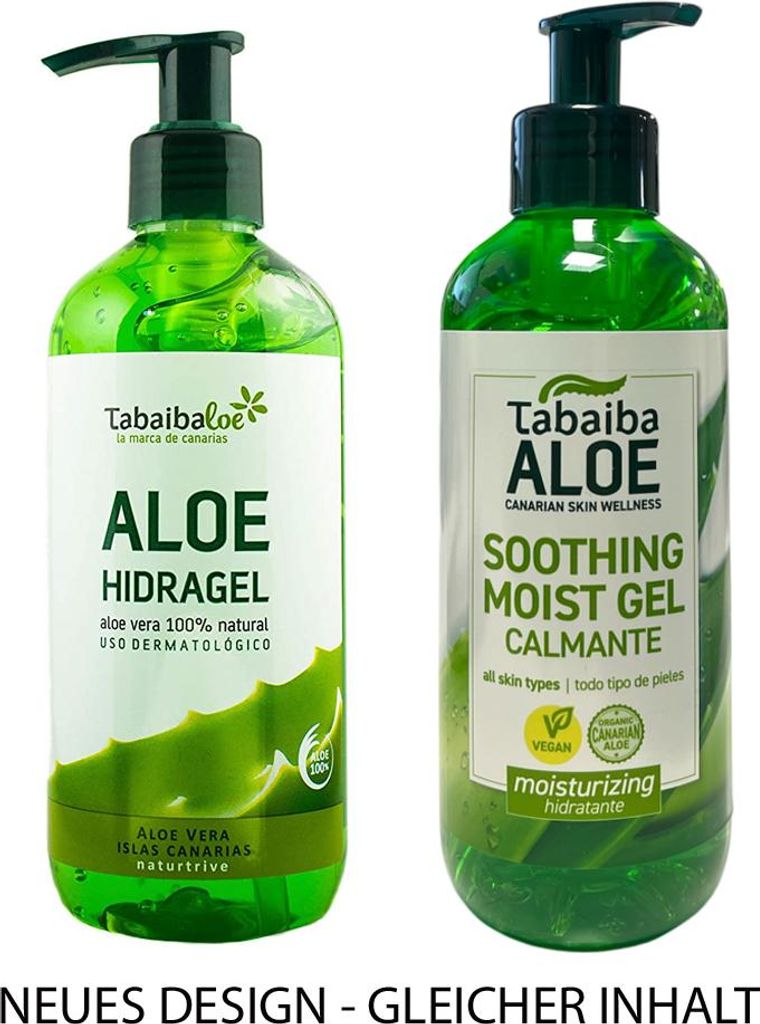 Tabaibaloe 100% Aloe Vera Gel Feuchtigkeitsgel 300ml Produktbild 
