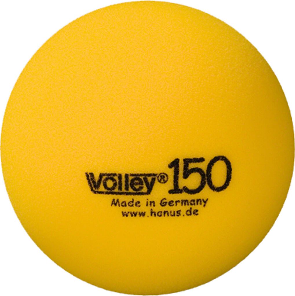 VOLLEY Schaumstoffball unbeschichtet, Ø 15 cm, gelb Produktbild 