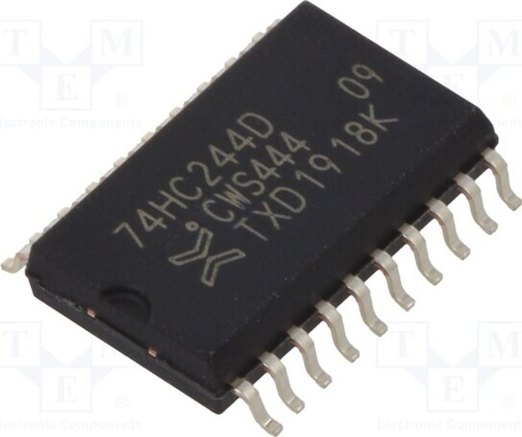 3x Kanäle: 8 ,Leitungstreiber IN: 10 SMD 74HC244D.653 , Sender, Treiber