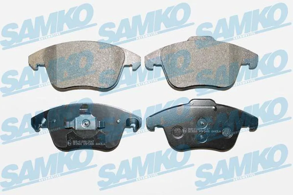 Jeu de plaquettes de frein SAMKO 5SP1480 avant pour OPEL Corsa F neuves