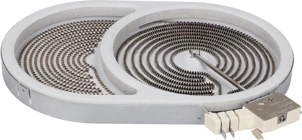 Foyer radiant ovale 2 circuits pour plaque AEG et EGO 140057372017 neuf