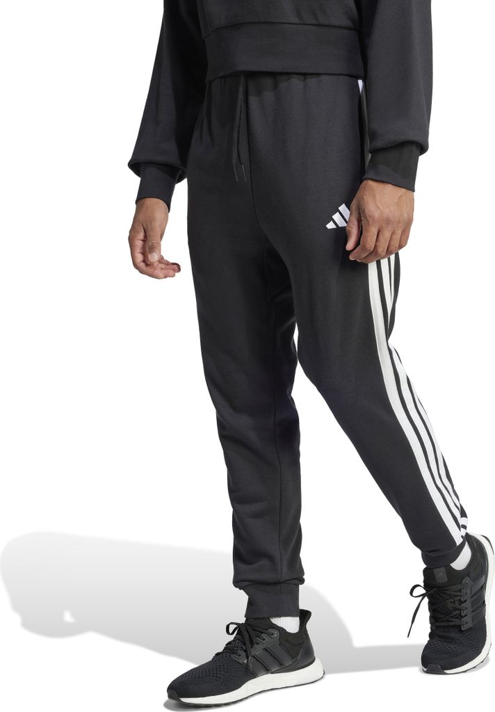 adidas Essentials 3-Streifen French Terry Herren Jogginghose schwarz/weiß schwarz/weiß XL