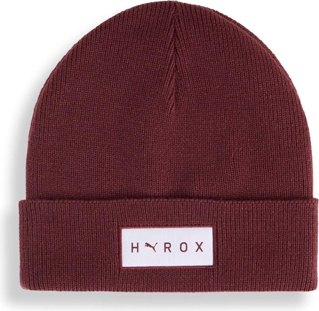 PUMA Mütze Hyrox Mid Crown Beanie Ruby Shimmer weinrot Produktbild 