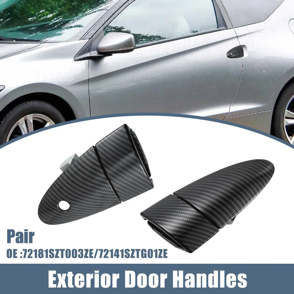 Paire de Poignées Extérieures Honda CR-Z Look Carbone - 72181Szt003Ze Gauche
