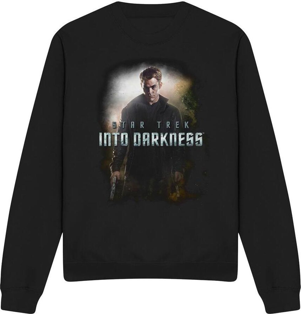 Star Trek: Into Darkness - "Darkness" Sweatshirt für Herren/Damen Uni TV11338 (S) (Schwarz)