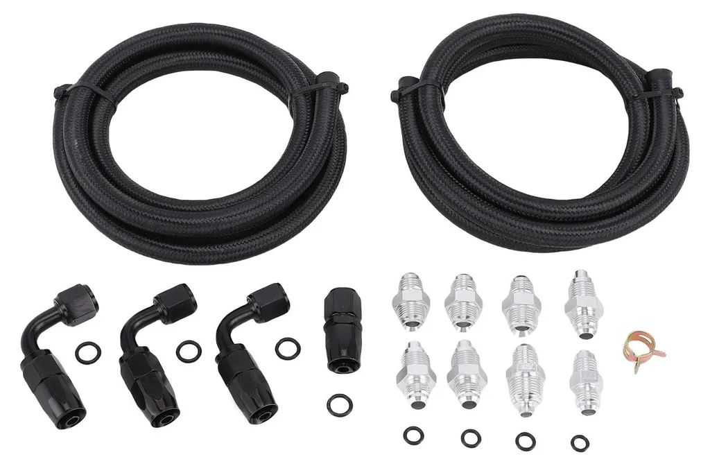 Flexible Pompe Direction Assistée 551082 avec Raccords 6AN pour LS1 LS3