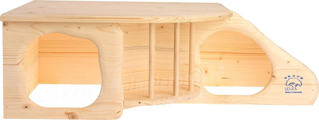RESCH Nagerhöhle aus massivem Fichtenholz, XL Produktbild 