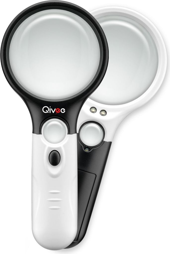 LED Lupe Leselupe mit Licht Beleuchtung 10-fach Vergrößerungsglas Juwelierlupe