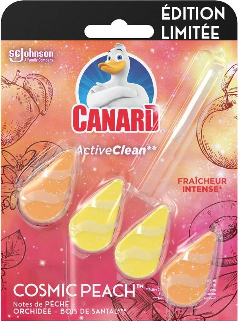 Canard - Active Clean WC-Block Intensive Frische - Cosmic Peach