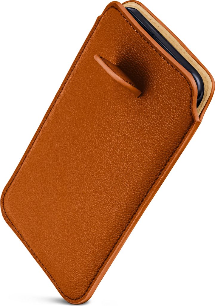 LIBERTY-Bag für Samsung Galaxy S6 Edge, Farbe:Sattelbraun