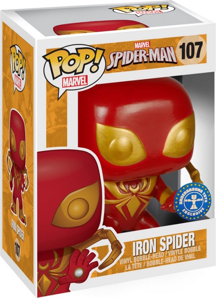 Marvel Spider-Man - Iron Spider 108 Underground Toys Exclusive - Funko Pop! Vinyl Figur