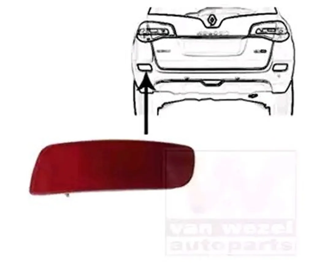 Van Wezel 4316940 droit pour Renault Koleos : Réflecteur de rechange