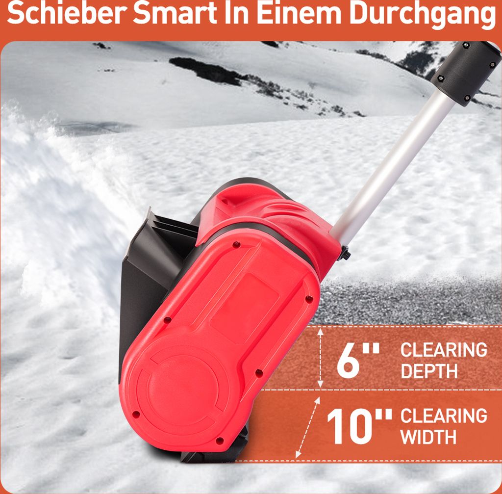 Akku-Schneefräse,Akku-Schneeschaufel,24V mit 2 Produktbild 2