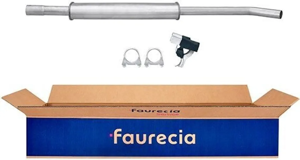 Silencieux central pour réparation échappement Renault Modus HELLA 8LC