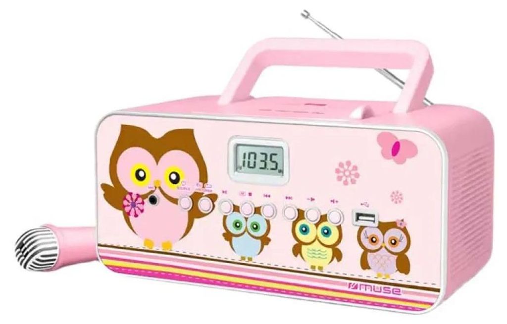 MUSE M-29KP, radio portatile con lettore CD   microfono Immagine del prodotto 