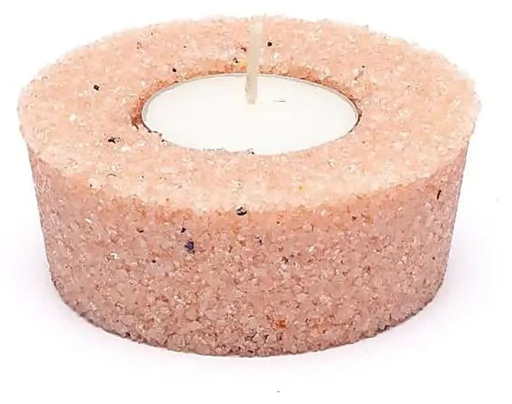 Bougeoir Stable en Quartz Rose - Évitez les Chutes de Bougies - Lot de 2